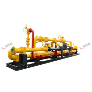 Gas-regulating train